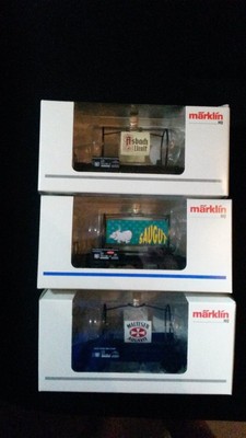 3 x Glaskesselwagen 44522 44523 H0