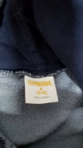 Gymboree Boys S(5-6) Hooded Sweatshirt Snowboarding Gray Pullover Hoodie