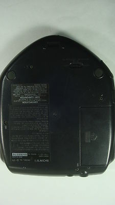 SONY Discman Portable CD Player D-171 Walkman Mega Bass AVLS Heat Resistant Lid