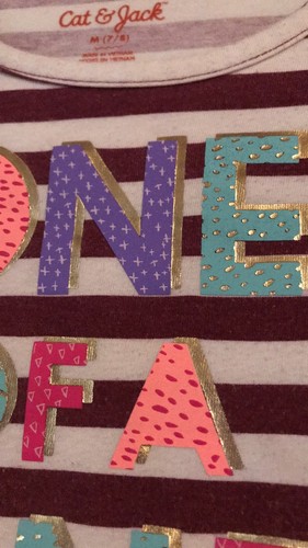 Cat & Jack girl's dress M 7/8 long sleeves kids