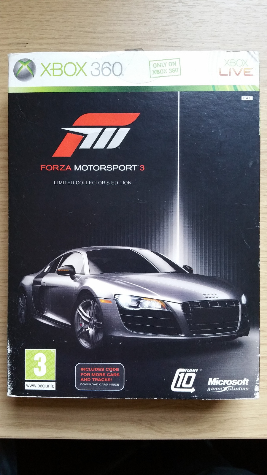 XBOX360 フォルツァモータースポーツ3 限定版 新品未開封 Forza Motorsport 3 - Limited Collector's Edition (no USB or