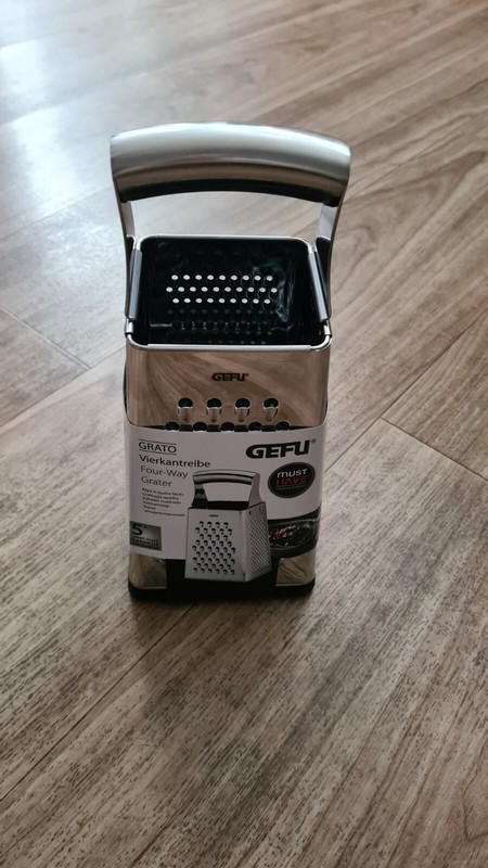 Gefu Grato Vierkant-Reibe Hobel Aus Edelstahl Gastro Neu