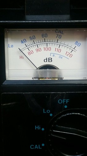 Vintage Sper Scientific Sound Lever Meter 84005 Analog Display