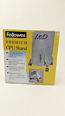 Fellowes FEL 91781 Premium CPU Stand Adjusts from 6'' to 9''