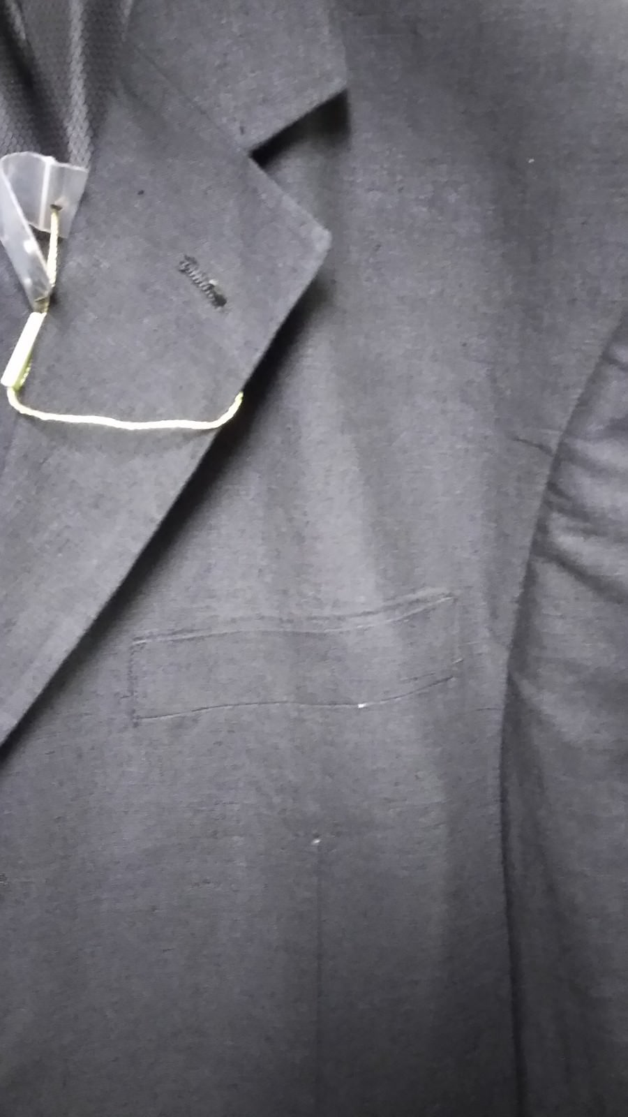 Pre-owned Pure Men's Cosani  Linen Suit In Black