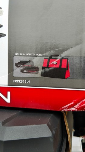 NEW Porter-Cable 20V Max Cordless Lithium-Ion 4-Tool Combo Kit w/ Bag PCCK616L4