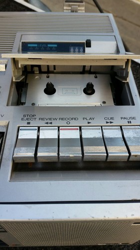 Jvc Cx 710 Boom Box Tv  tape player needs repair,radio works good