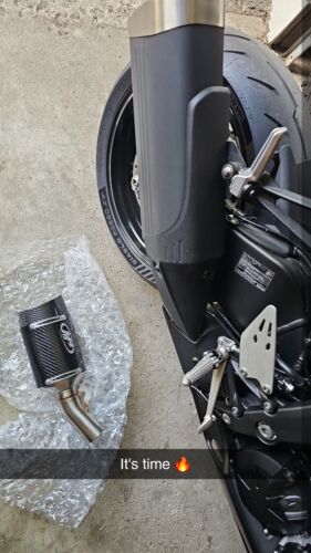 M4 Exhaust Kawasaki ZX6R 2009 through 2025 CARBON Street M4 Exhaust Kawasaki ZX6R 2009 through 2025 CARBON Street