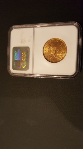 1901 10 gold coin ms61