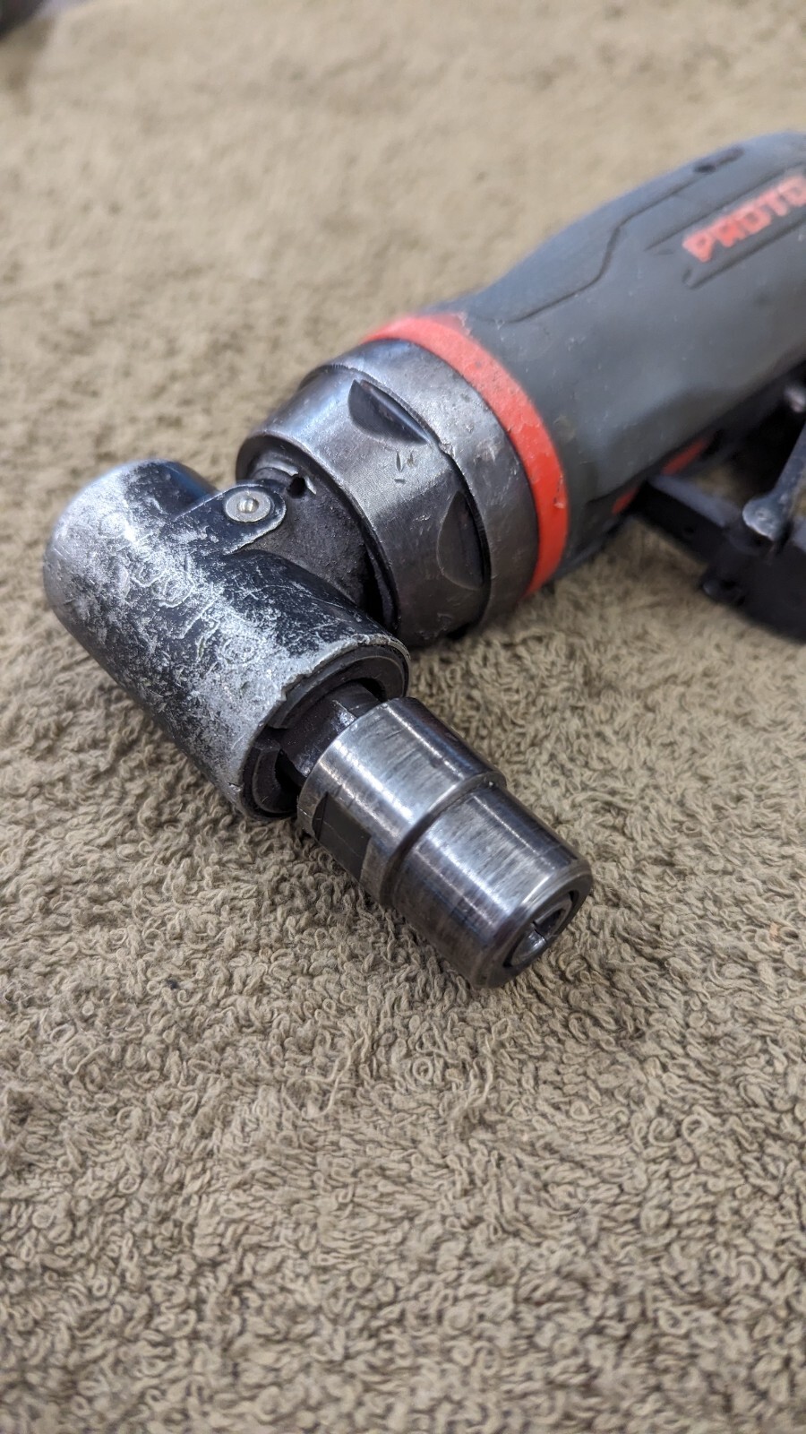 Proto 1/4" Die Grinder Air Right Angle 23000Rpm .3hp J325AGAH90 Pneumatic Tool