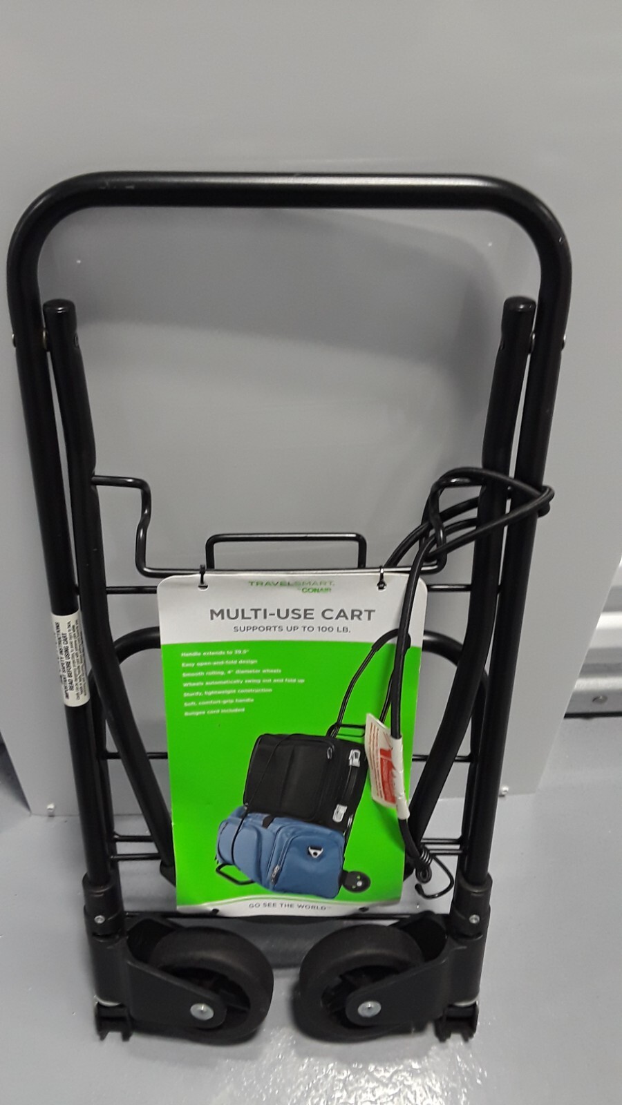 Travel Smart by Conair Compact Cartトロリー Amazon.com: Travel Smart by Conair 75 lb. Compact Cart