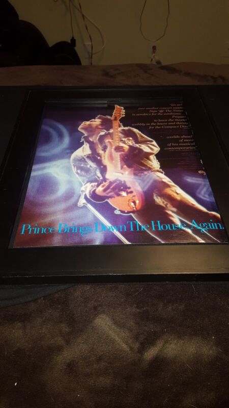 Prince Sign O The Times Rare Original Promo Poster Ad Framed!