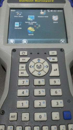 Carlson Surveyor 2 GPS GNSS Total Station Data Collector w/ SurvCE Internal GPS