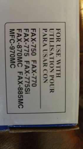 1 Genuine Brother at your side PC-301 Fax/Printer Printing Cartridge