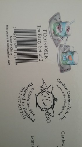 Alice in wonderland tea party Set of 2