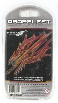 Dropfleet Commander HDF23003 Ruby/Sapphire Battlecruiser (Shaltari Tribes) Ship