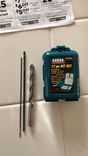 OSH 17 Piece Black Oxide Drill Bit Set Plus Extra Large & Small Bits