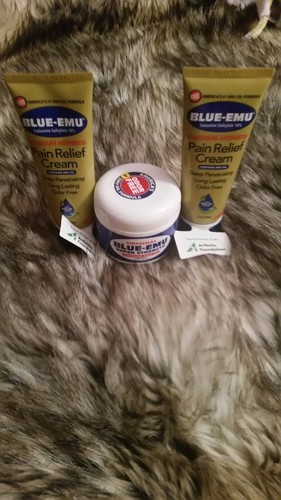BLUE EMU PAIN RELIEF CREAM LOT OF 3