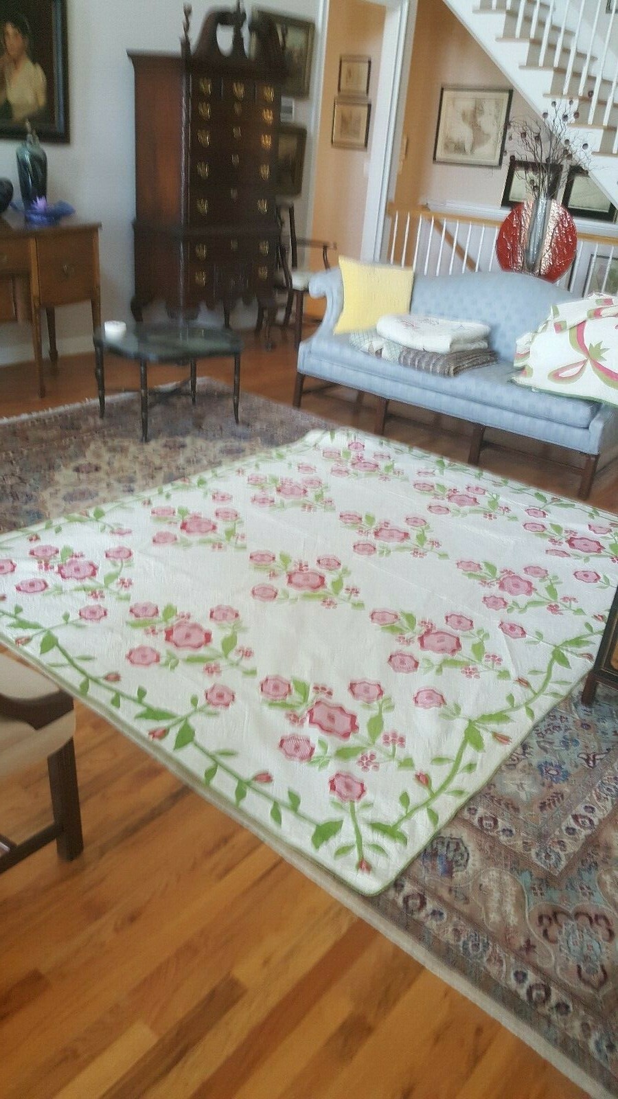 Antique Rose of Sharon Quilt