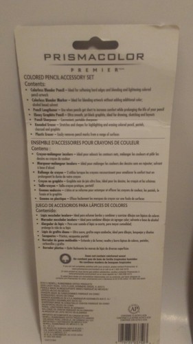 X2 7 Piece Prismacolor Premier Art Set, Pencils, Erasers, Sharpeners, Marker