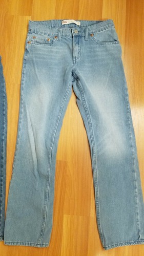 Levi's Boys size 14 R 27 x 27 Slim 511 Denim Jeans Lot Two Pair