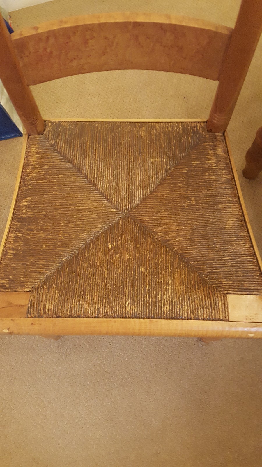 Tiger Maple chairs set of 6