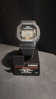 Casio DW5600E-1V Wrist Watch for Men Illuminator Backlit And Water Resistant