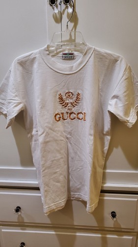 GUCCI Tシャツ　美品 GUCCI】【ロゴ】【イタリア製】【トップス】グッチ『半袖Tシャツ
