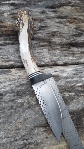 Farrier rasp Knife Whitetail antler