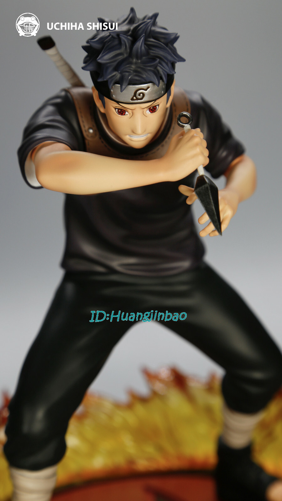 Naruto Uchiha Shisui Statue Shimura Danzou Bust Statue Painted In Stock