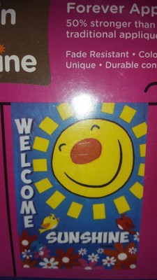 Brand New Garden Flag 12.5x18 inches New!!Fade resistant! Welcome Sunshine!!