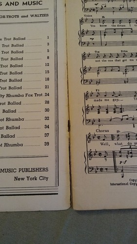 Perry Como's Favorite Songs. With Words and Music. Copyright 1944.