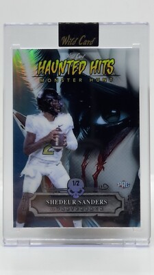 Shedeur Sanders /2 2024 Haunted Hits Monster Hunt Dracula HHD-SS MINT CU QB