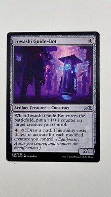 MTG Kamigawa Neon Dynasty Towashi Guide-Bot 262/302 Magic the Gathering
