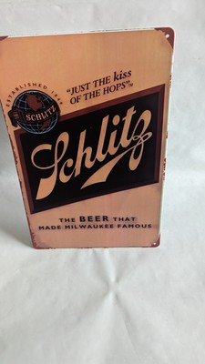 Vintage Schlitz Beer Sign