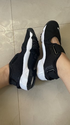 Nike Air Rift Breeze Shoes white black baby kids boys girls