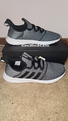 Size 11 - adidas CloudFoam Pure 2.0 Black White 2021 - H04755 NEW