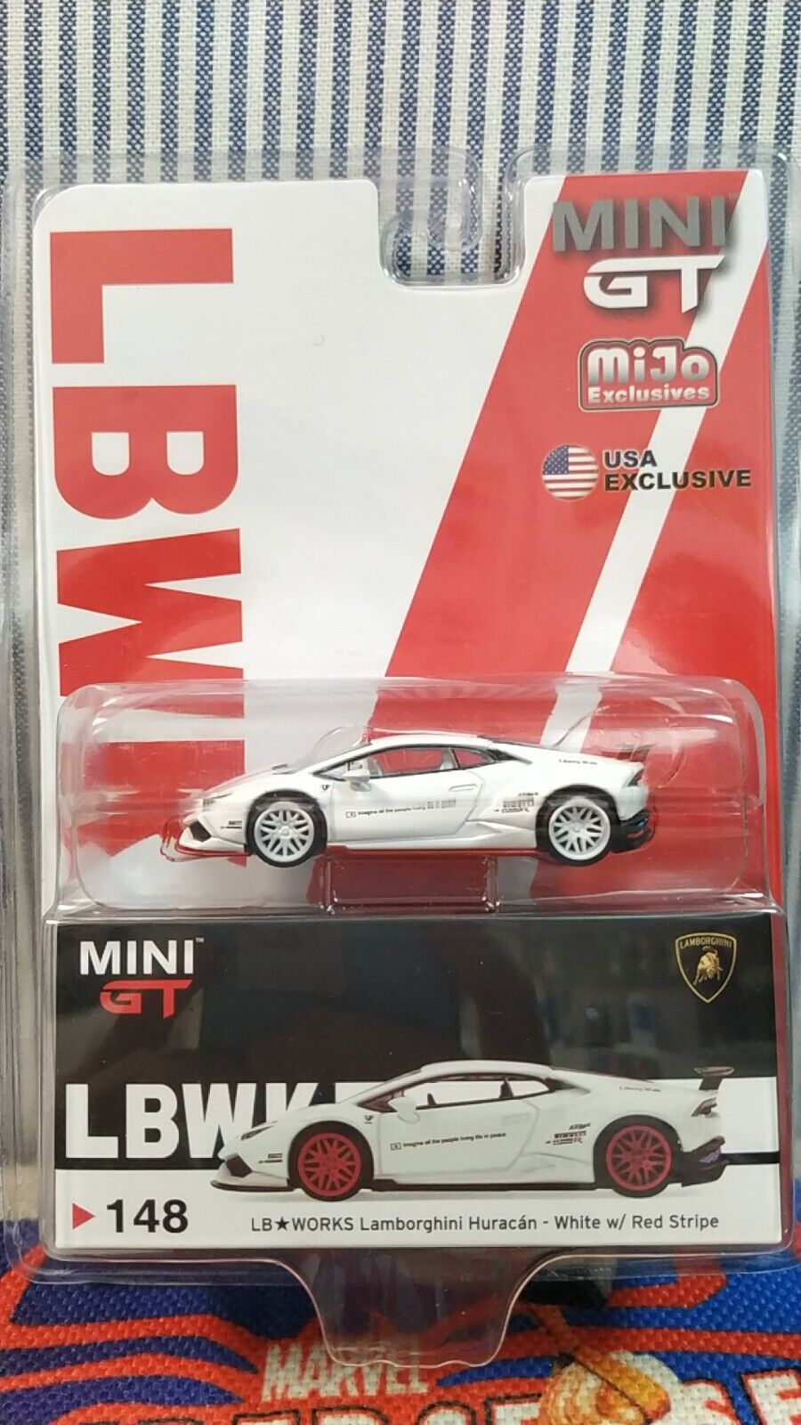 MINI GT 148 Chase (open) LB WORKS Lamborghini Huracán ver. 1 MINI GT 148 Chase (open) LB WORKS Lamborghini Huracán ver. 1
