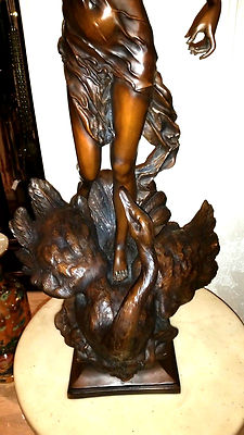 BRONZE STATUE LEDA AND THE SWAN 31