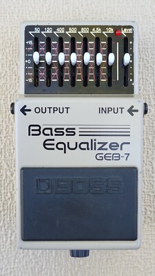 Boss GEB-7 Bass Equalizer Effects Pedal