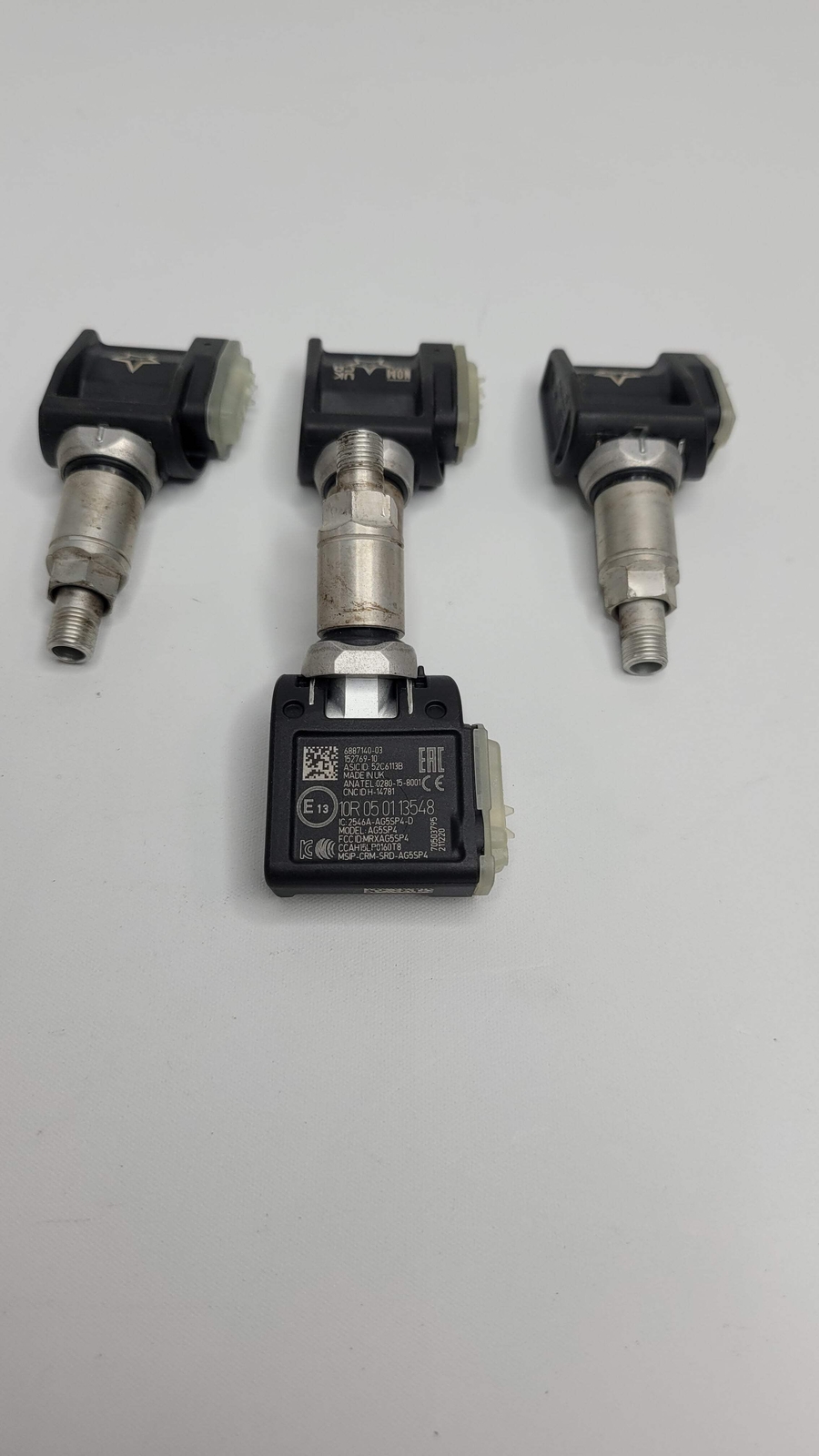 0 Bmw SET of 4 TPMS Tire Pressure Monitor Sensor x4 - 6887140-03 image 5