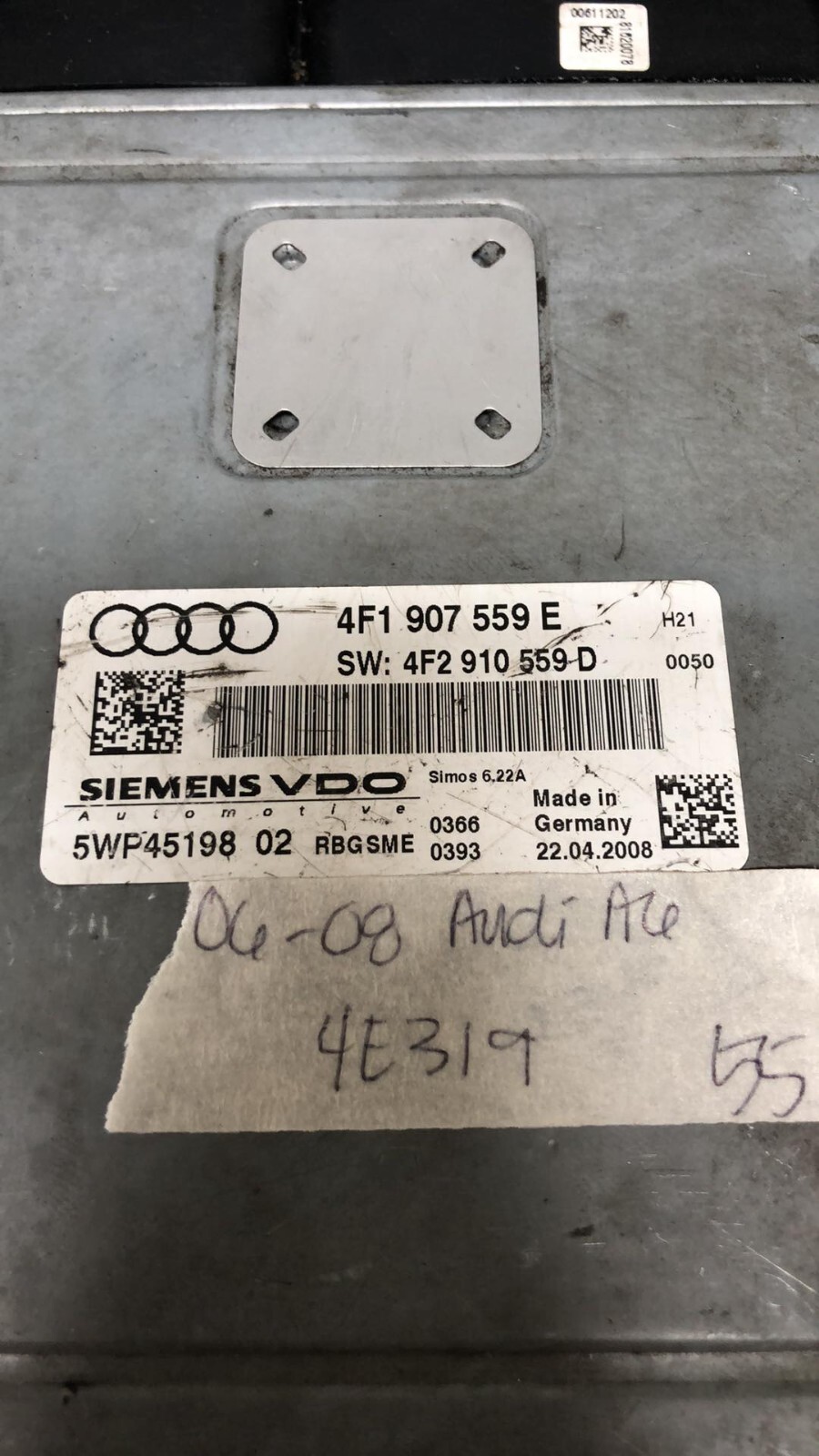 Fページ　6aa 4F1 907 559 E Audi A6 ecu ecm computer 2006-2008 | eBay