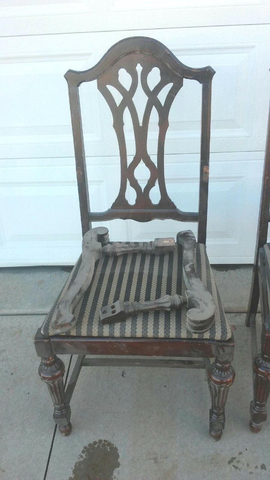 Four Antique Dining Chairs