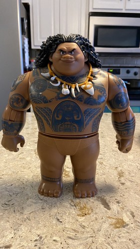 MOANA マウイ あめはページです。 Disney Moana Swing N' Sounds Maui Doll | eBay