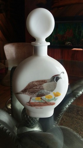 Fieldbirds By A. Singer 1969 Vintage Decanter  California Quail Collectables
