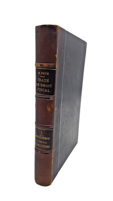 📚 Traité De Droit Fiscal-M. Feye-societés-associations-Bruxelles 1934.