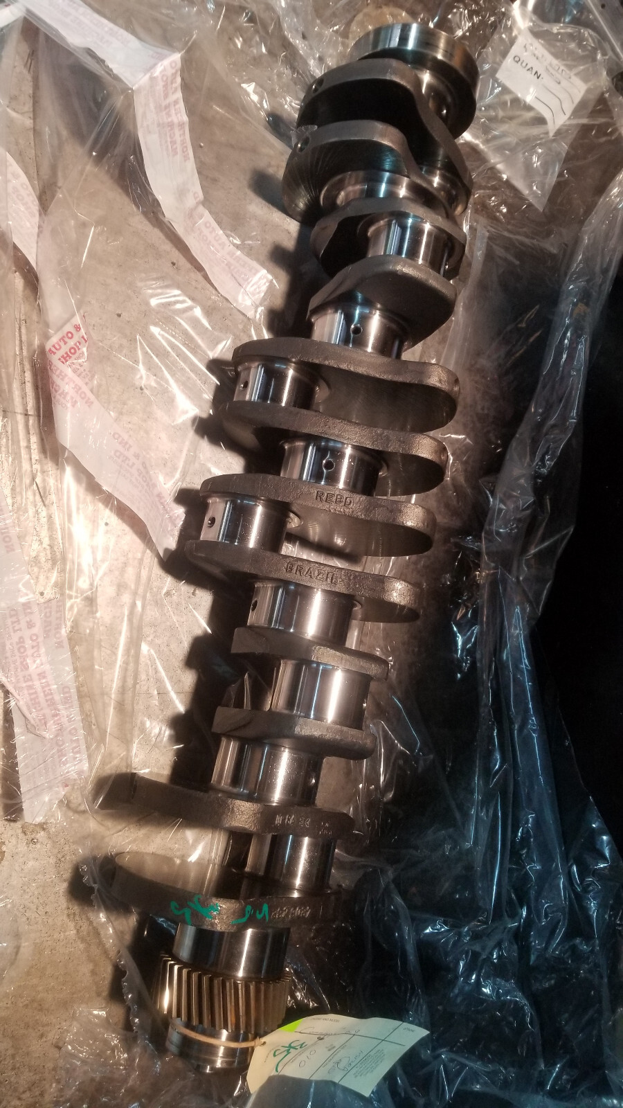 REMAN CUMMINS 5.9L CRANKSHAFT 3929037 SONOFLUXED POLISHED REF315 mains .010 - Picture 1 of 10