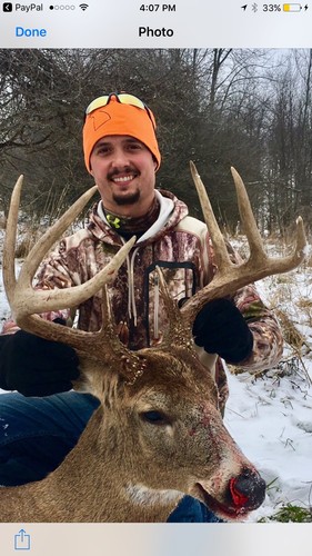 2019 Muzzle Loader Late Season  hunt outfitter guided whitetail hunting trip