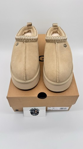 Pre-owned Ugg Womens  Tazz Mustard Seed Platform Clog Size 9w 1122553 In Yellow