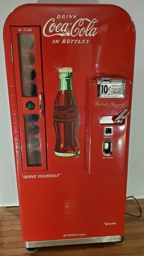 Vintage 1950's 1955 H81A Vendo 10 Cent Vending Machine Coca
